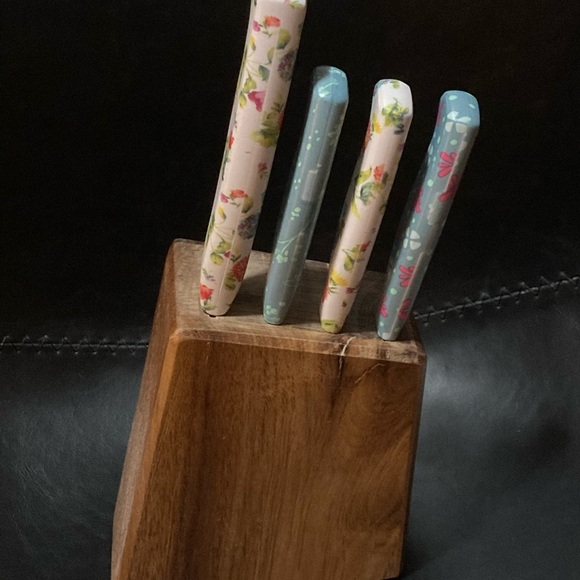 🔪Pioneer Woman Cutlery Set with Wooden Block 🔪 - Picture 6 of 11